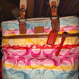 Coach super shoulder bagbright